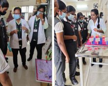 DEMONSTRATION ON CLINICAL & NON CLINICAL DEPARTMENTS AT NANDHA CENTRAL CBSC HIGHER SECONDARY SCHOOL