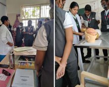 DEMONSTRATION ON CLINICAL & NON CLINICAL DEPARTMENTS AT NANDHA CENTRAL CBSC HIGHER SECONDARY SCHOOL