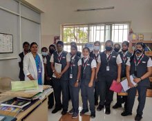 DEMONSTRATION ON CLINICAL & NON CLINICAL DEPARTMENTS AT NANDHA CENTRAL CBSC HIGHER SECONDARY SCHOOL